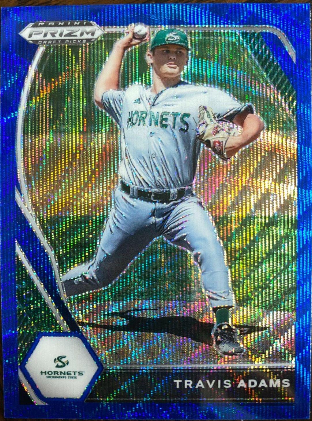 Travis Adams [Blue Wave Prizm] #PDP189