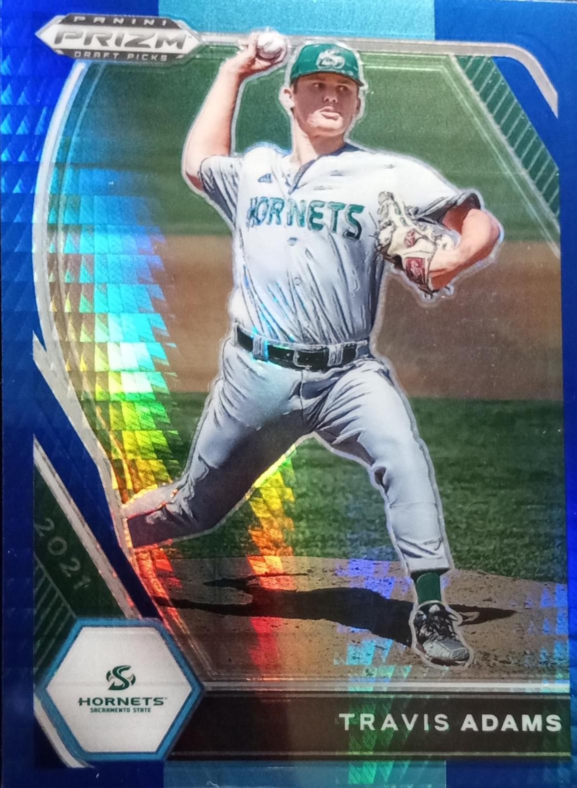 Travis Adams [Hyper Blue & Carolina Blue Prizm] #PDP189