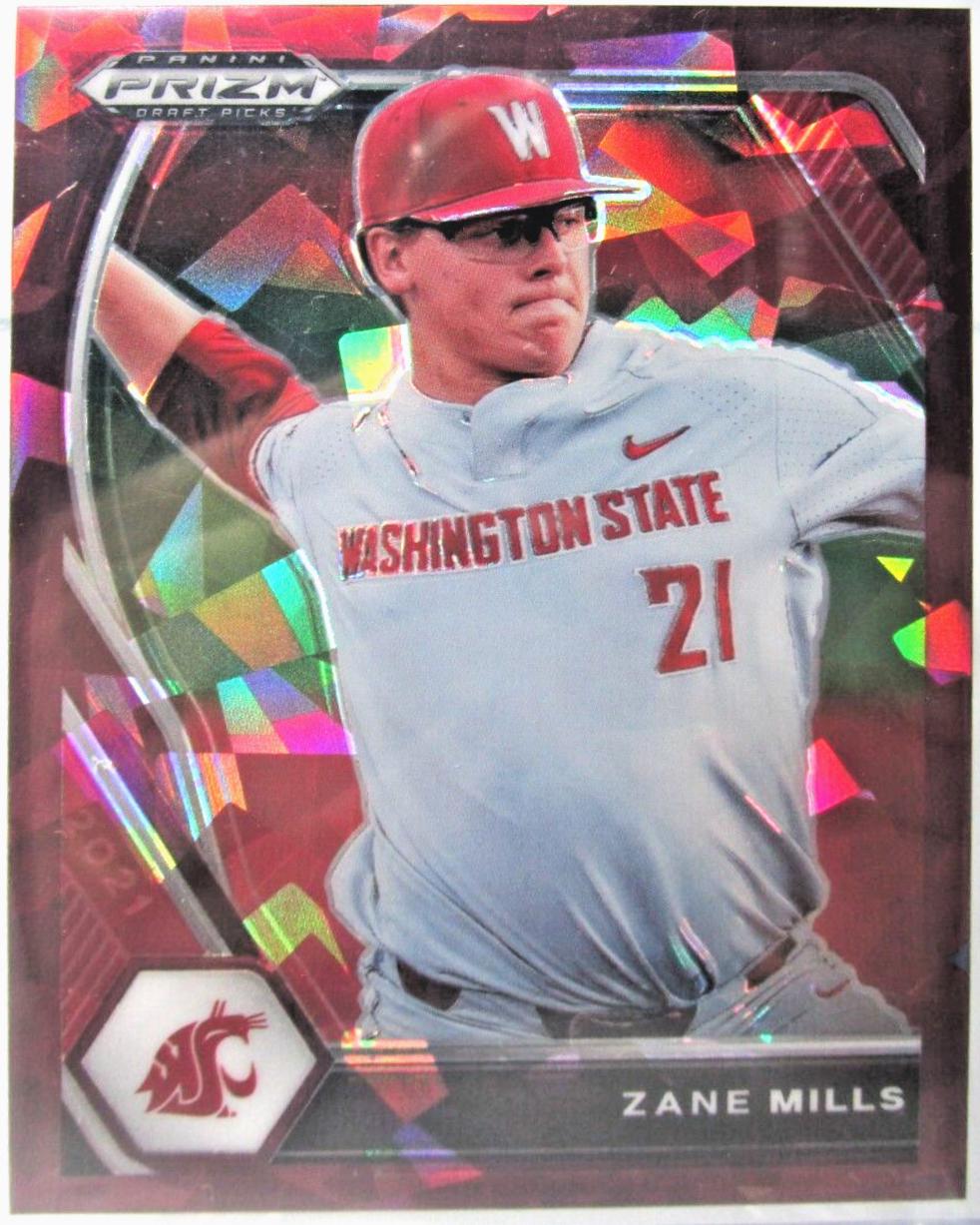 Zane Mills [Burgundy Cracked Ice Prizm] #PDP120