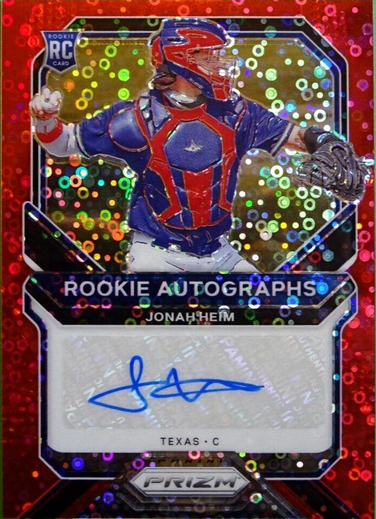Jonah Heim [Red Donut Circles Prizm] #RA-JH