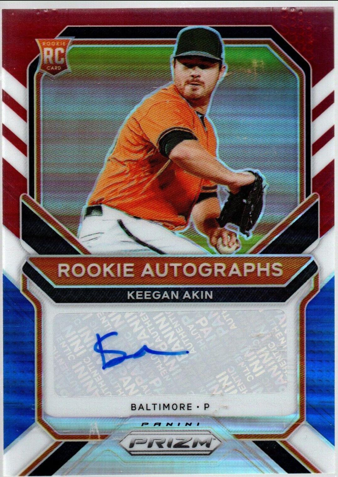 Keegan Akin [Red, White, and Blue Prizm] #RA-KA