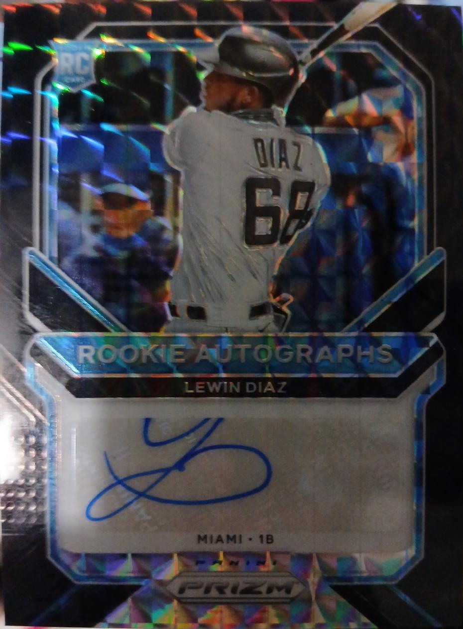 Lewin Diaz [Black Finite Prizm] #RA-LD