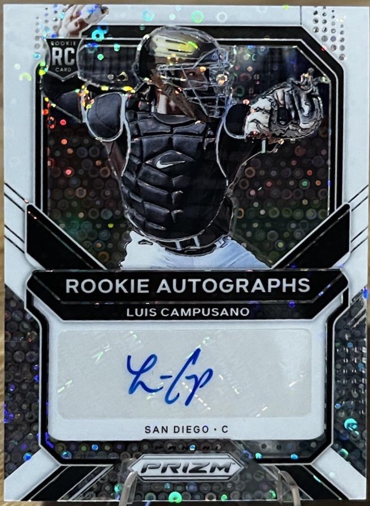 Luis Campusano [White Donut Circles Prizm] #RA-LC