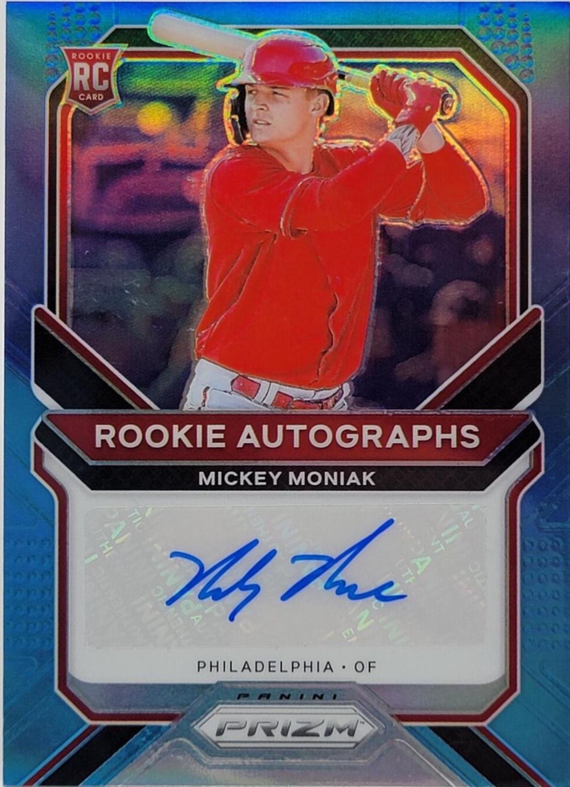 Mickey Moniak [Navy Carolina Blue Prizm] #RA-MM