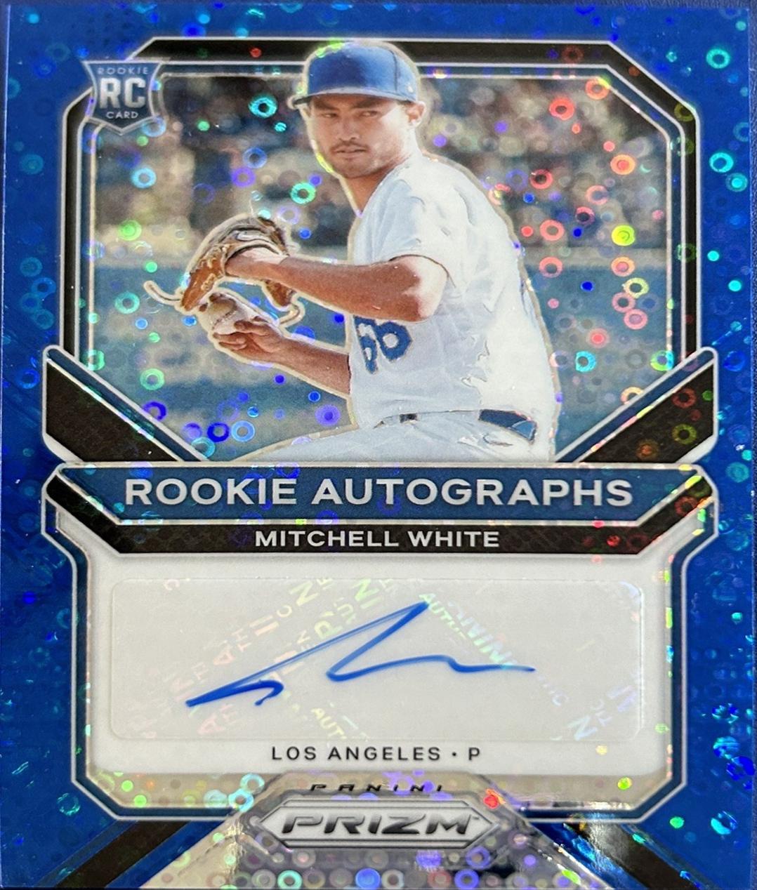 Mitchell White [Blue Donut Circles Prizm] #RA-MW