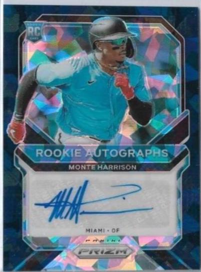 Monte Harrison [Navy Blue Ice Prizm] #RA-MH