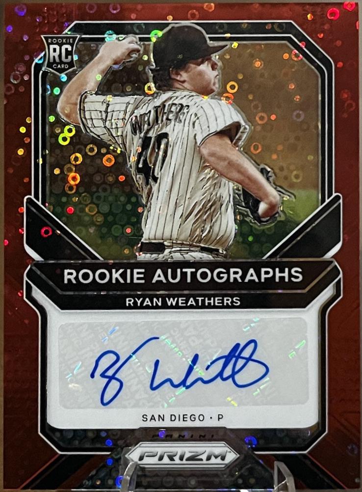 Ryan Weathers [Red Donut Circles Prizm] #RA-RW