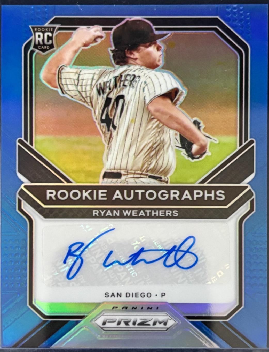 Ryan Weathers [Teal Wave Prizm] #RA-RW