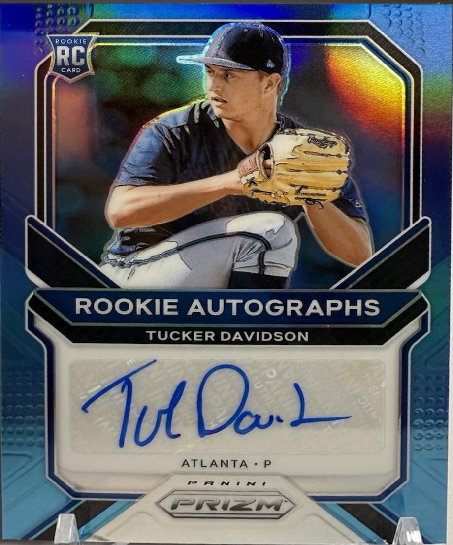 Tucker Davidson [Navy Carolina Blue Prizm] #RA-TD