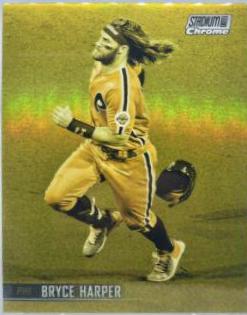 Bryce Harper [Chrome Gold Minted Refractor] #174