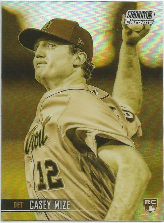 Casey Mize [Chrome Gold Minted Refractor] #82