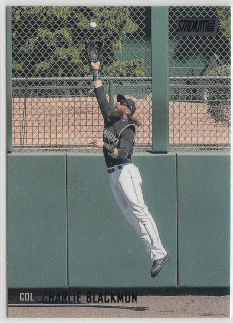 Charlie Blackmon [Black Foil] #298