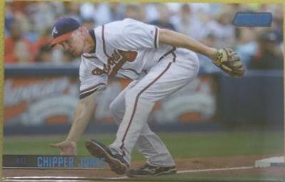 Chipper Jones [Blue Foil] #268