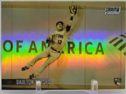 Daulton Varsho [Chrome Gold Minted Refractor] #168