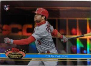 Dylan Carlson [Chrome Orange Refractor] #50