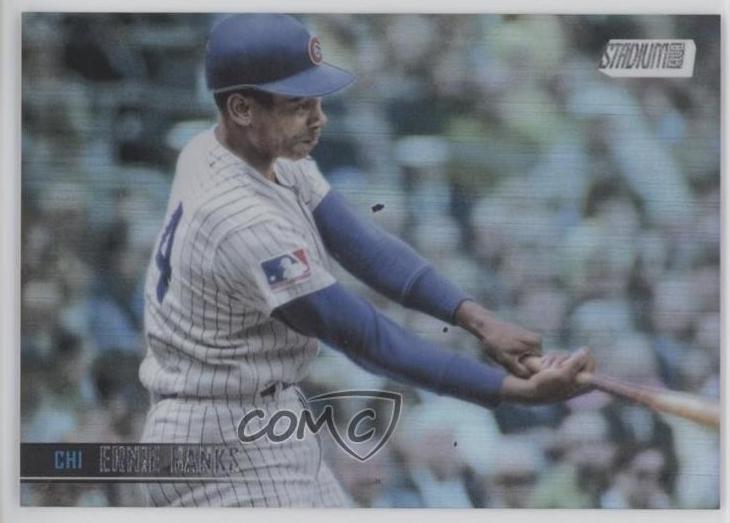 Ernie Banks [Rainbow Foilboard] #145