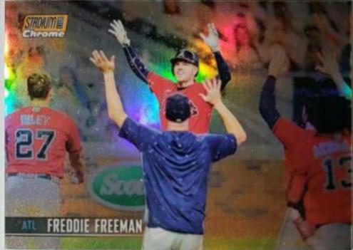 Freddie Freeman [Chrome Orange Refractor] #153