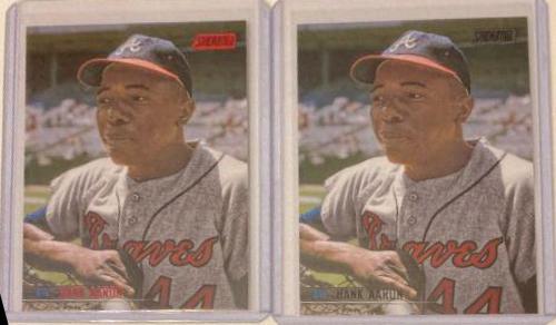 Hank Aaron [Black Foil] #102