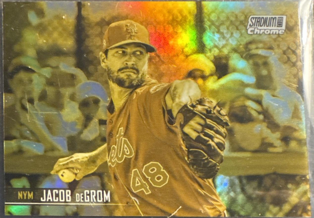 Jacob deGrom [Chrome Gold Minted Refractor] #167