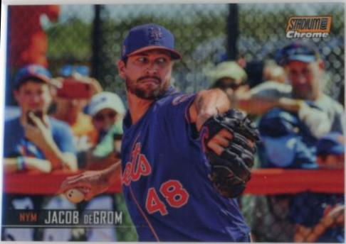Jacob deGrom [Chrome Orange Refractor] #167