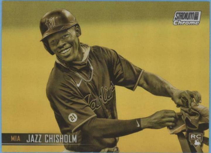 Jazz Chisholm [Chrome Gold Minted Refractor] #47