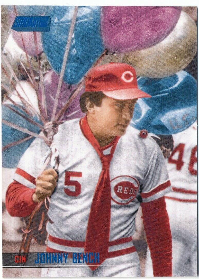 Johnny Bench [Blue Foil] #197