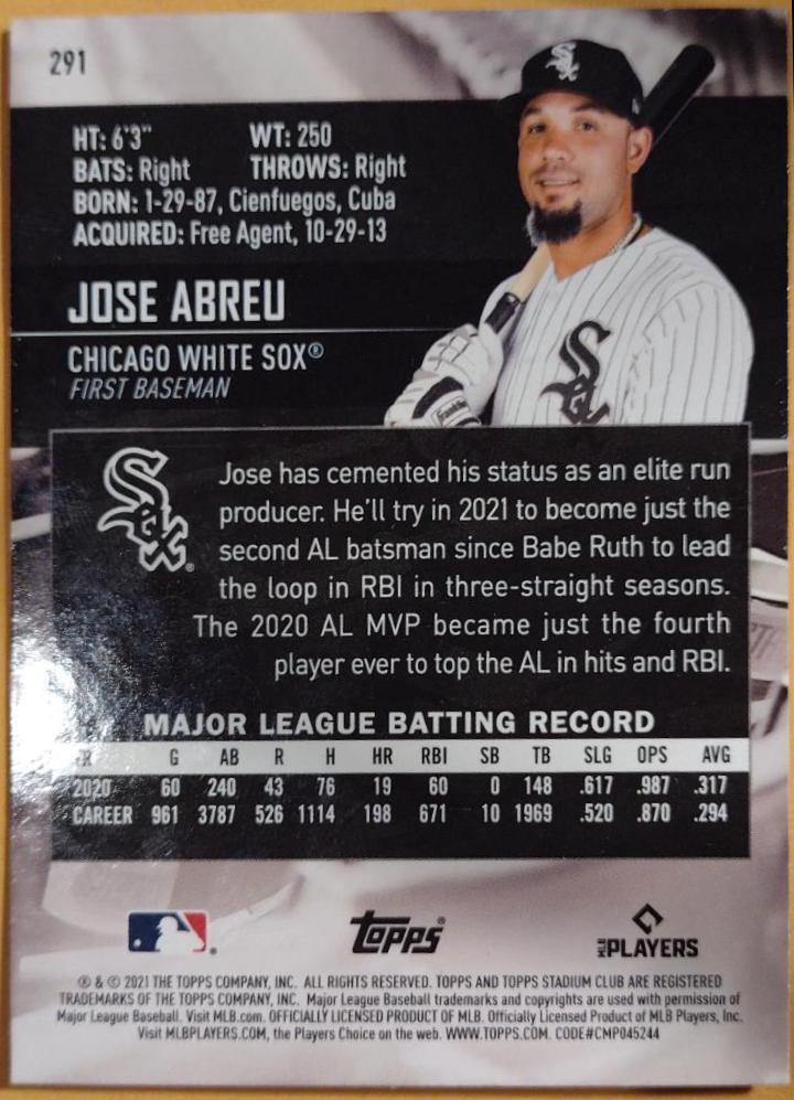 Jose Abreu #291