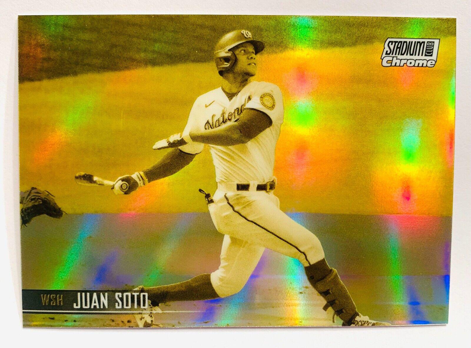 Juan Soto [Chrome Gold Minted Refractor] #220