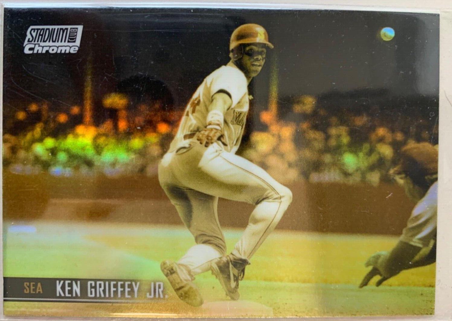 Ken Griffey Jr. [Chrome Gold Minted Refractor] #223