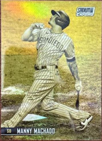 Manny Machado [Chrome Gold Minted Refractor] #289