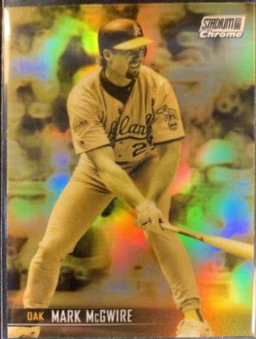 Mark McGwire [Chrome Gold Minted Refractor] #276