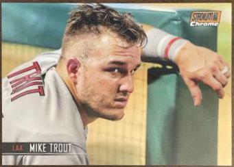 Mike Trout [Chrome Orange Refractor] #200