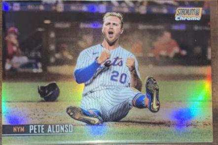 Pete Alonso [Chrome Orange Refractor] #281