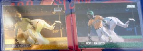 Rickey Henderson [Chrome Gold Minted Refractor] #235