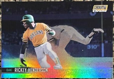 Rickey Henderson [Chrome Refractor] #235