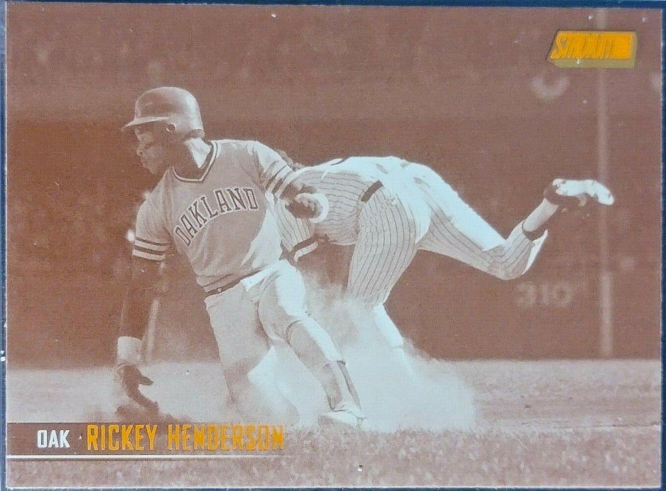 Rickey Henderson [Sepia] #235