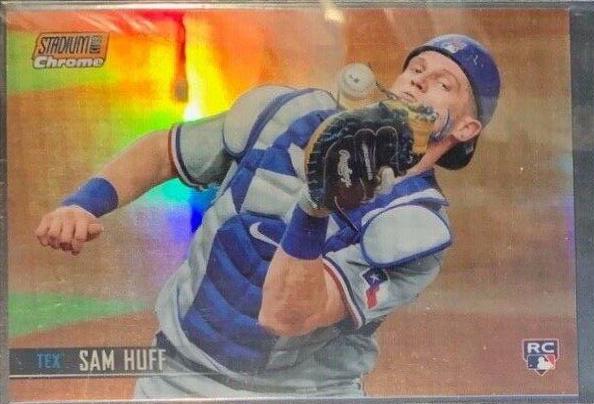 Sam Huff [Chrome Orange Refractor] #39