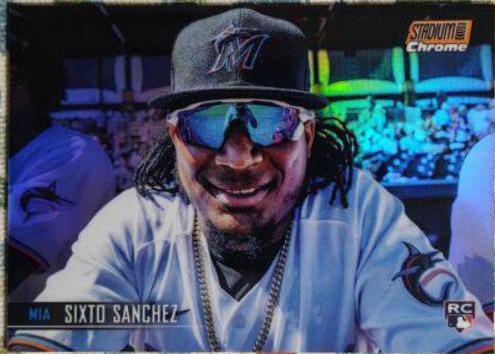 Sixto Sanchez [Chrome Orange Refractor] #110