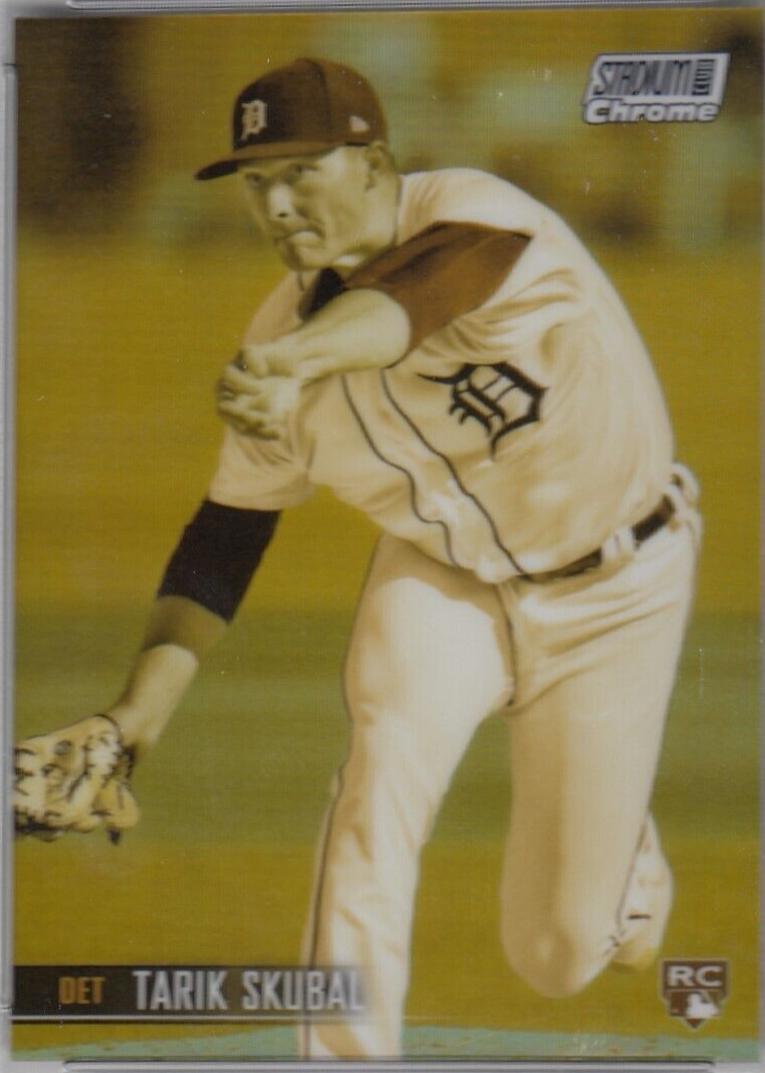 Tarik Skubal [Chrome Gold Minted Refractor] #99