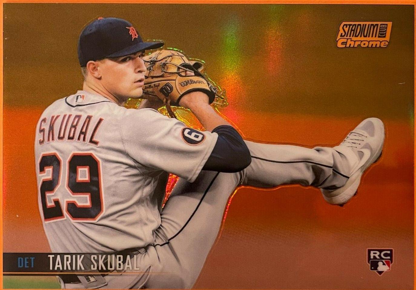 Tarik Skubal [Chrome Orange Refractor] #99