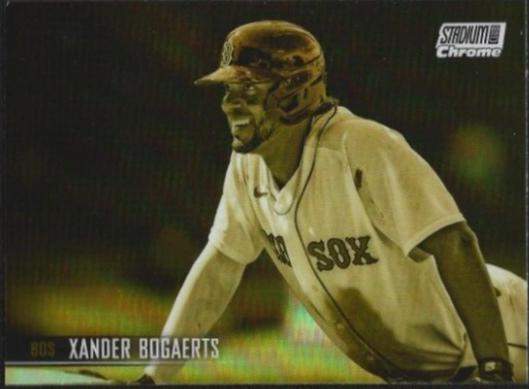 Xander Bogaerts [Chrome Gold Minted Refractor] #67