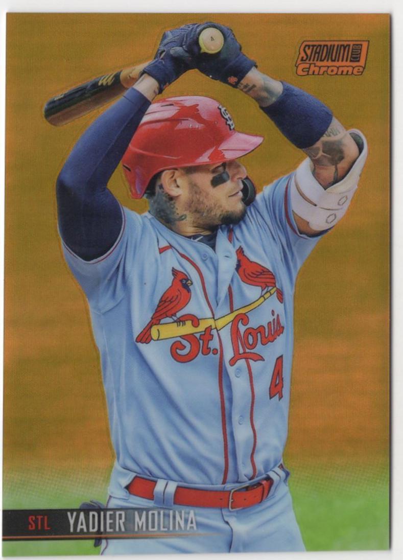 Yadier Molina [Chrome Orange Refractor] #86