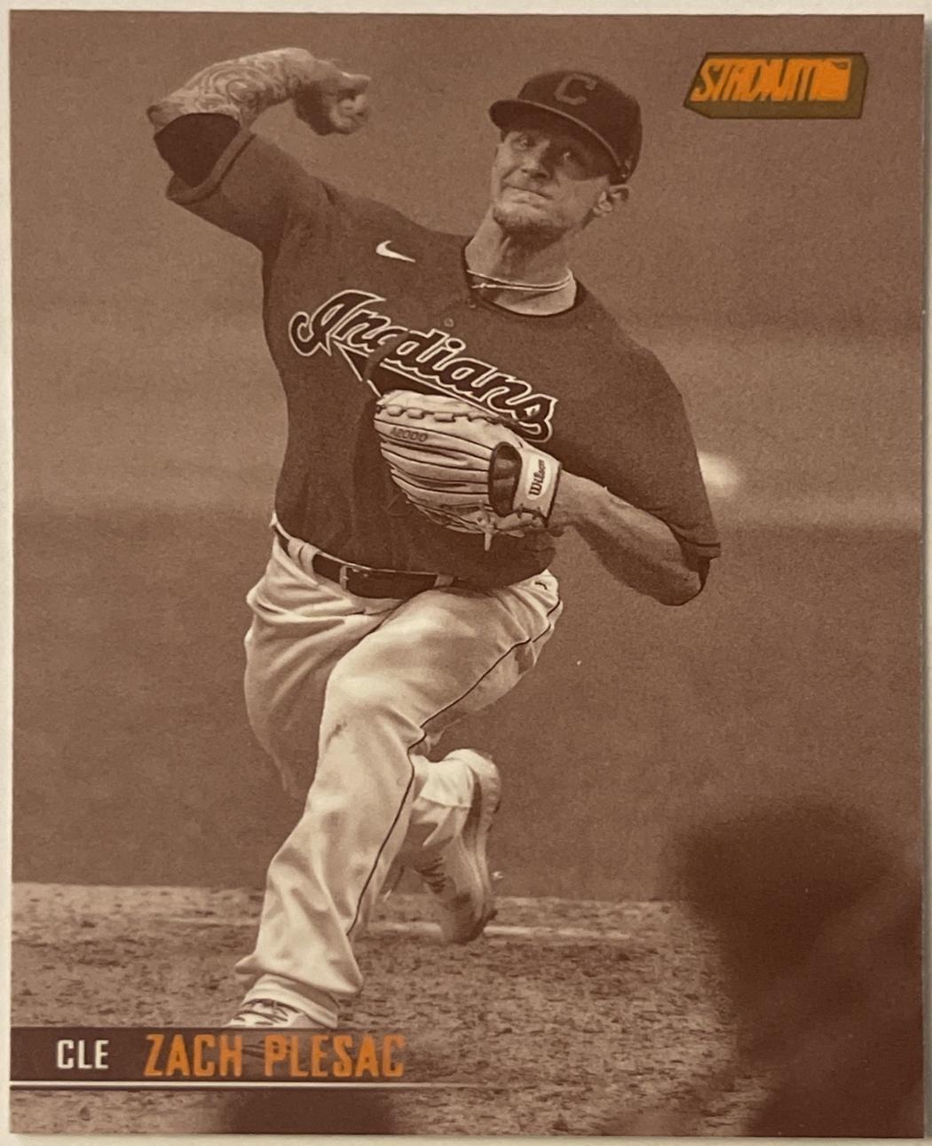 Zach Plesac [Sepia] #29