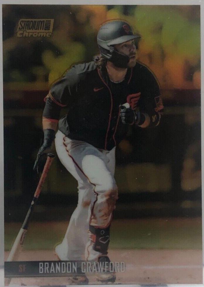Brandon Crawford [Orange Refractor] #91
