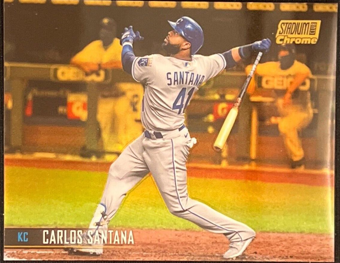 Carlos Santana [Gold Refractor] #190