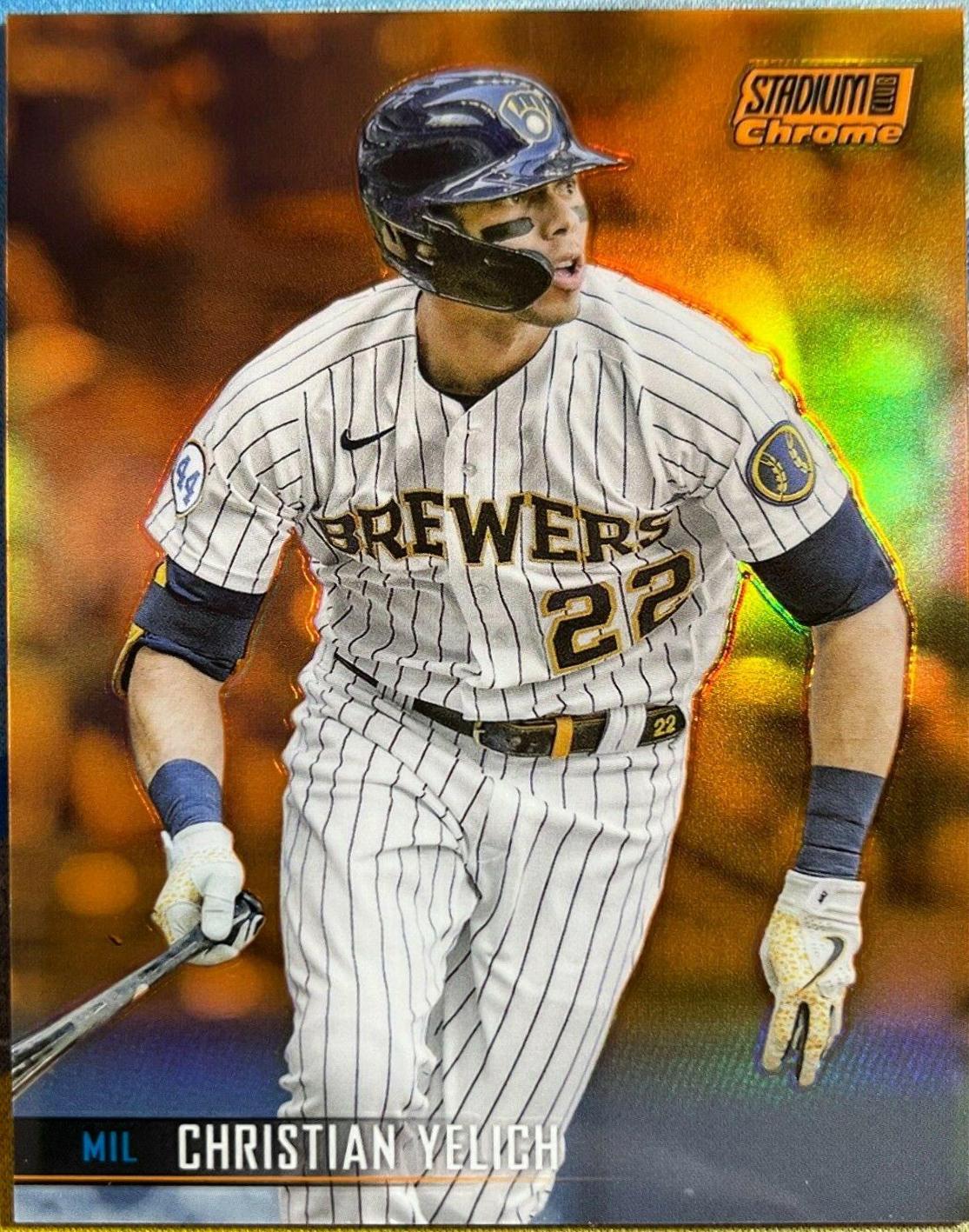 Christian Yelich [Orange Refractor] #209