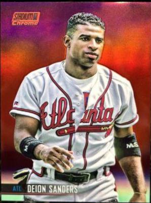 Deion Sanders [Red Refractor] #392