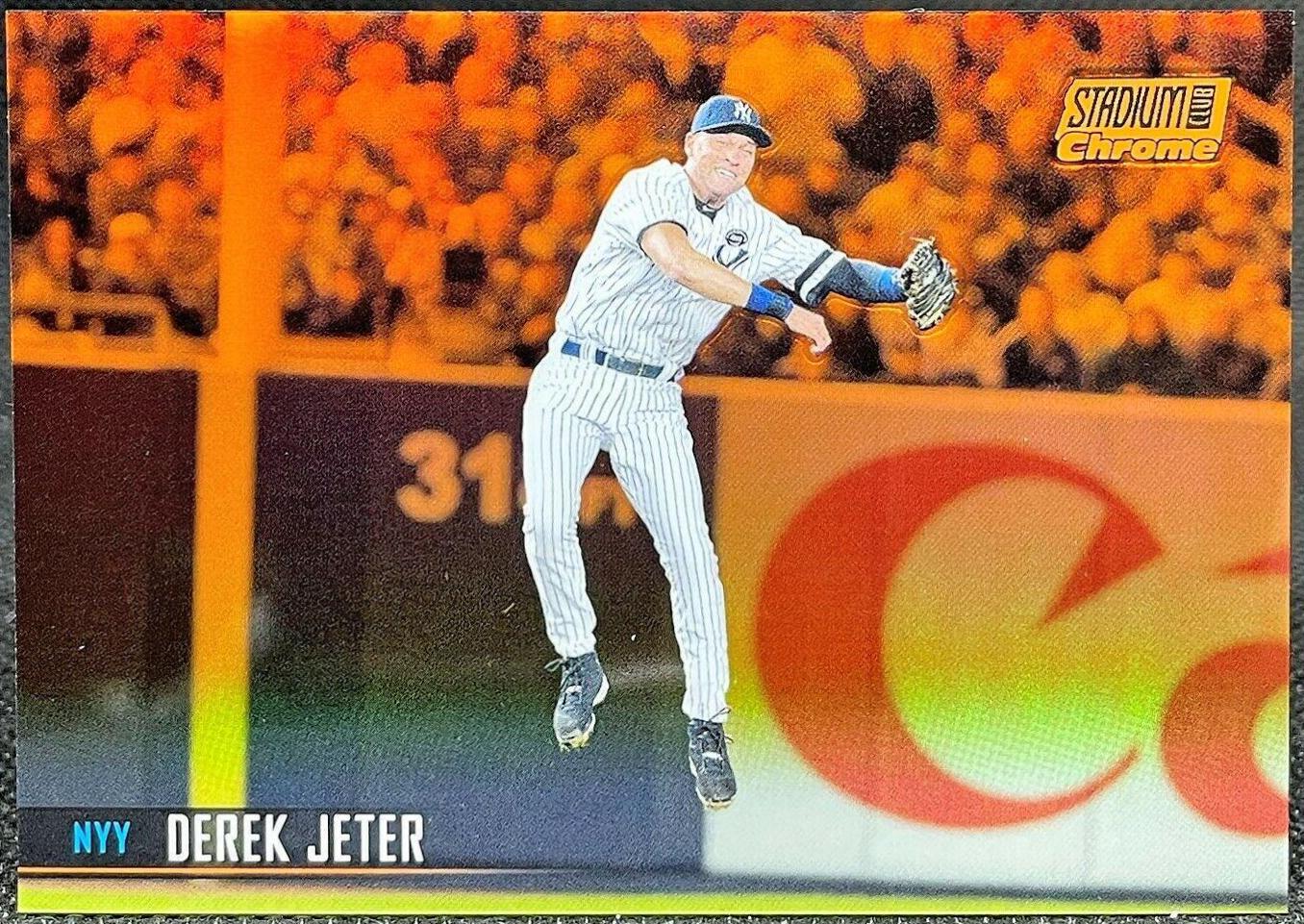 Derek Jeter [Orange Refractor] #76