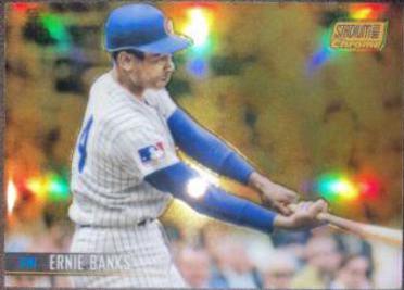 Ernie Banks [Gold Refractor] #145