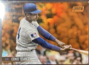 Ernie Banks [Orange Refractor] #145